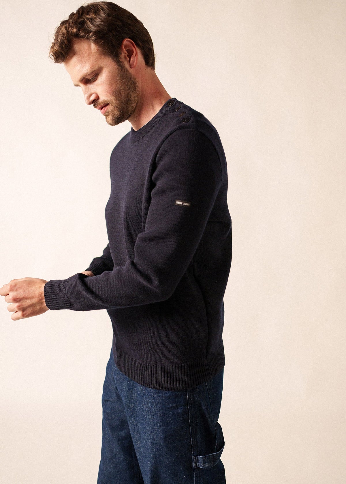 CANCALE Fisherman Sweater (NAVY)