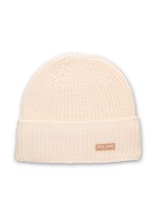 CANOT Purl Knit Beanie (IVORY)