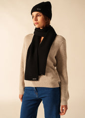 CANOT Purl Knit Beanie (BLACK)