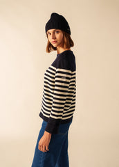 CANOT Purl Knit Beanie (NAVY)