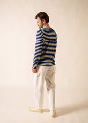 MINQUIERS MODERN Breton Shirt (NAVY / ECRU)