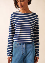 MINQUIERS MODERN Breton Shirt (NAVY / WHITE)