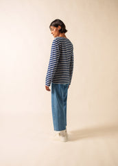 MINQUIERS MODERN Breton Shirt (NAVY / WHITE)