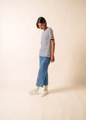 LEVANT MODERN Breton Shirt (ECRU / NAVY)