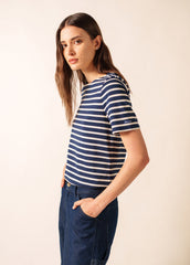 LEVANT MODERN Breton Shirt (NAVY / ECRU)