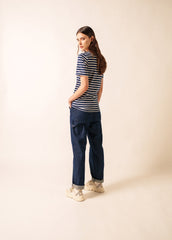 LEVANT MODERN Breton Shirt (NAVY / ECRU)