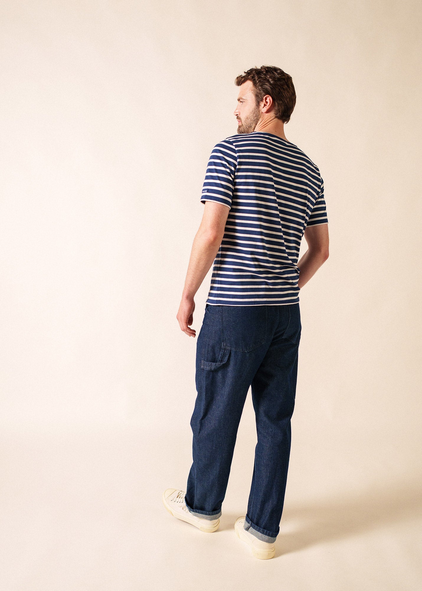 LEVANT MODERN Breton Shirt (NAVY / WHITE)