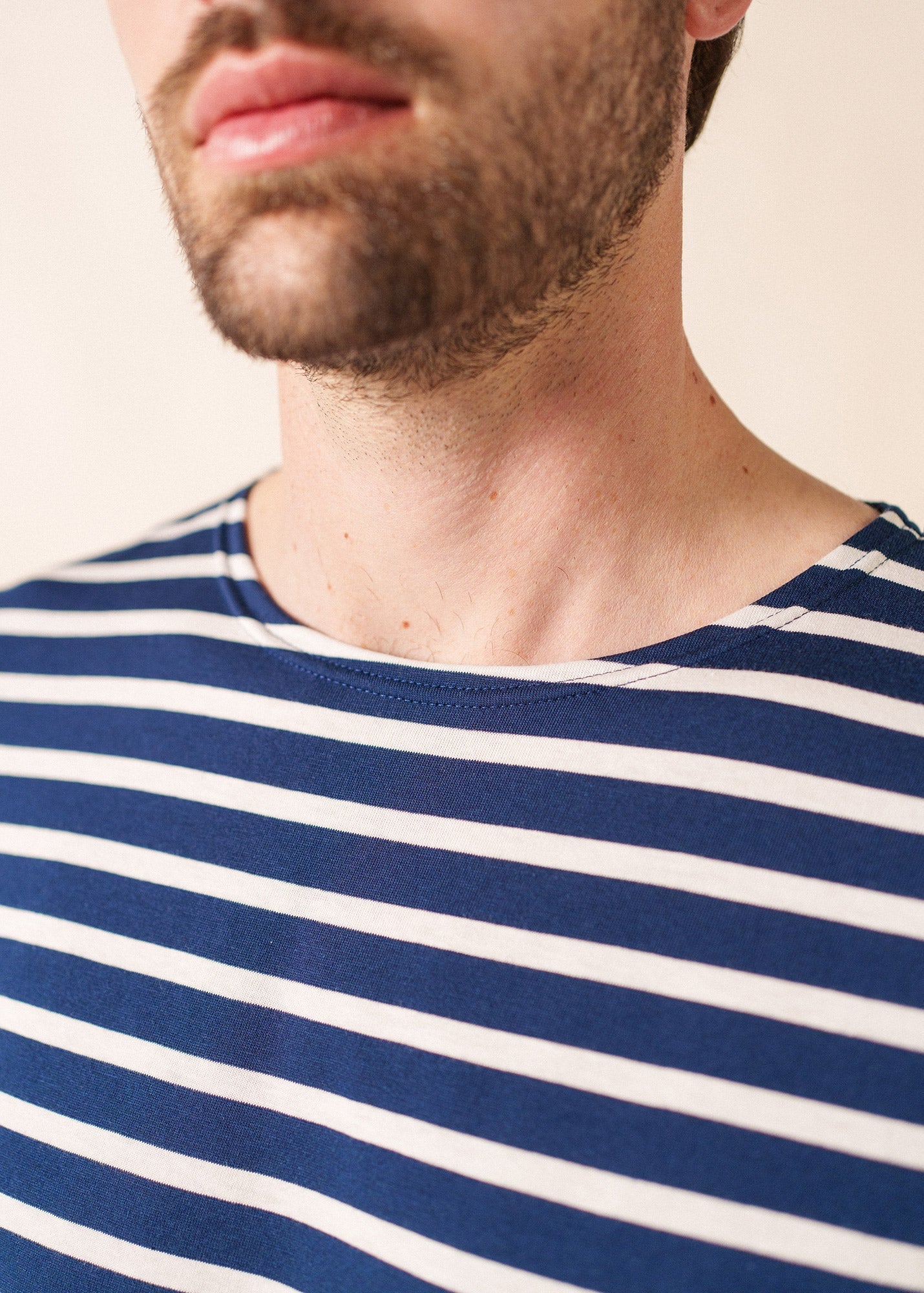 LEVANT MODERN Breton Shirt (NAVY / WHITE)