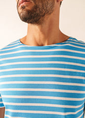 LEVANT MODERN Breton Shirt (CAPRI BLUE / WHITE)