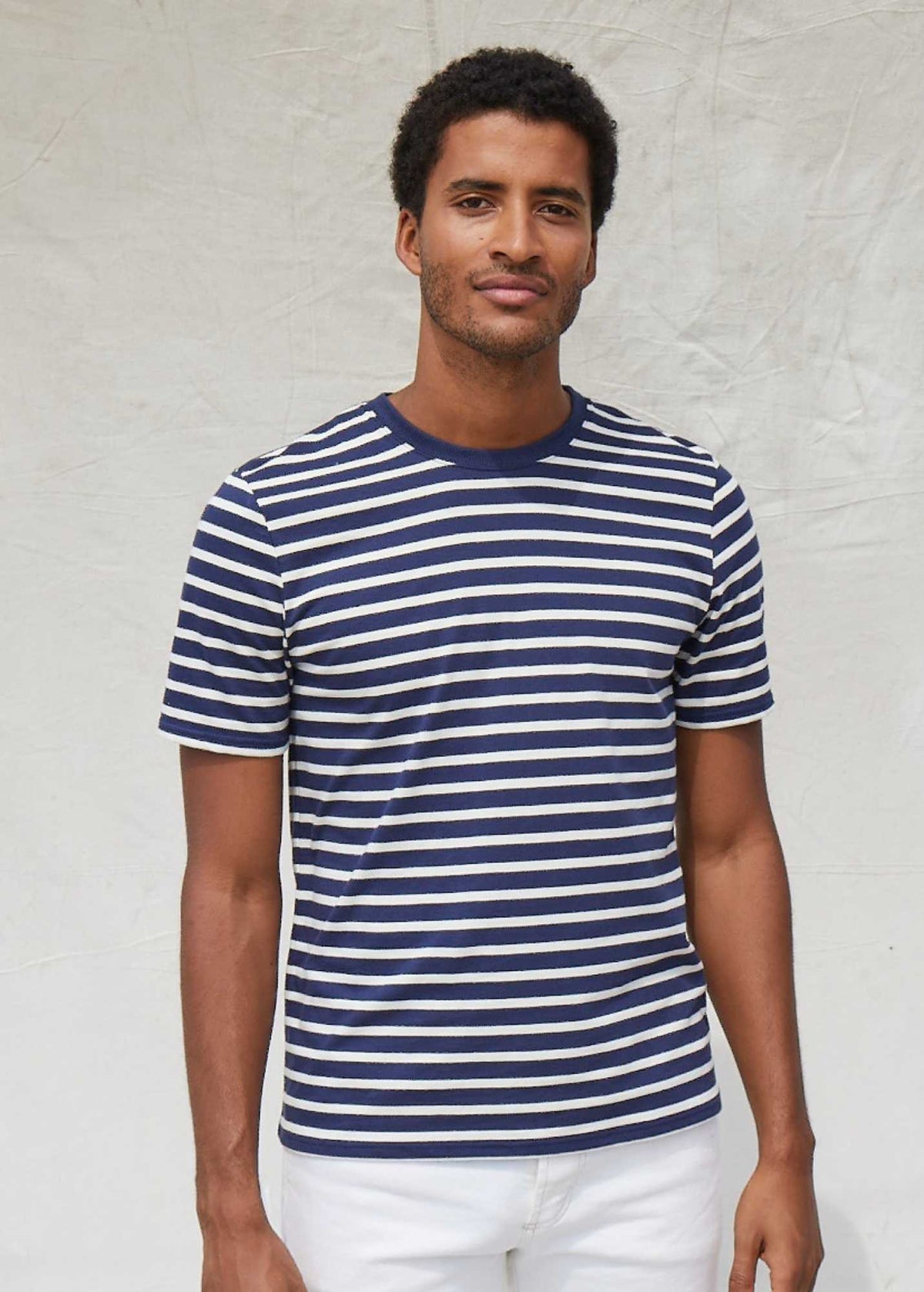PLOUIDER Breton Shirt (NAVY / ECRU)