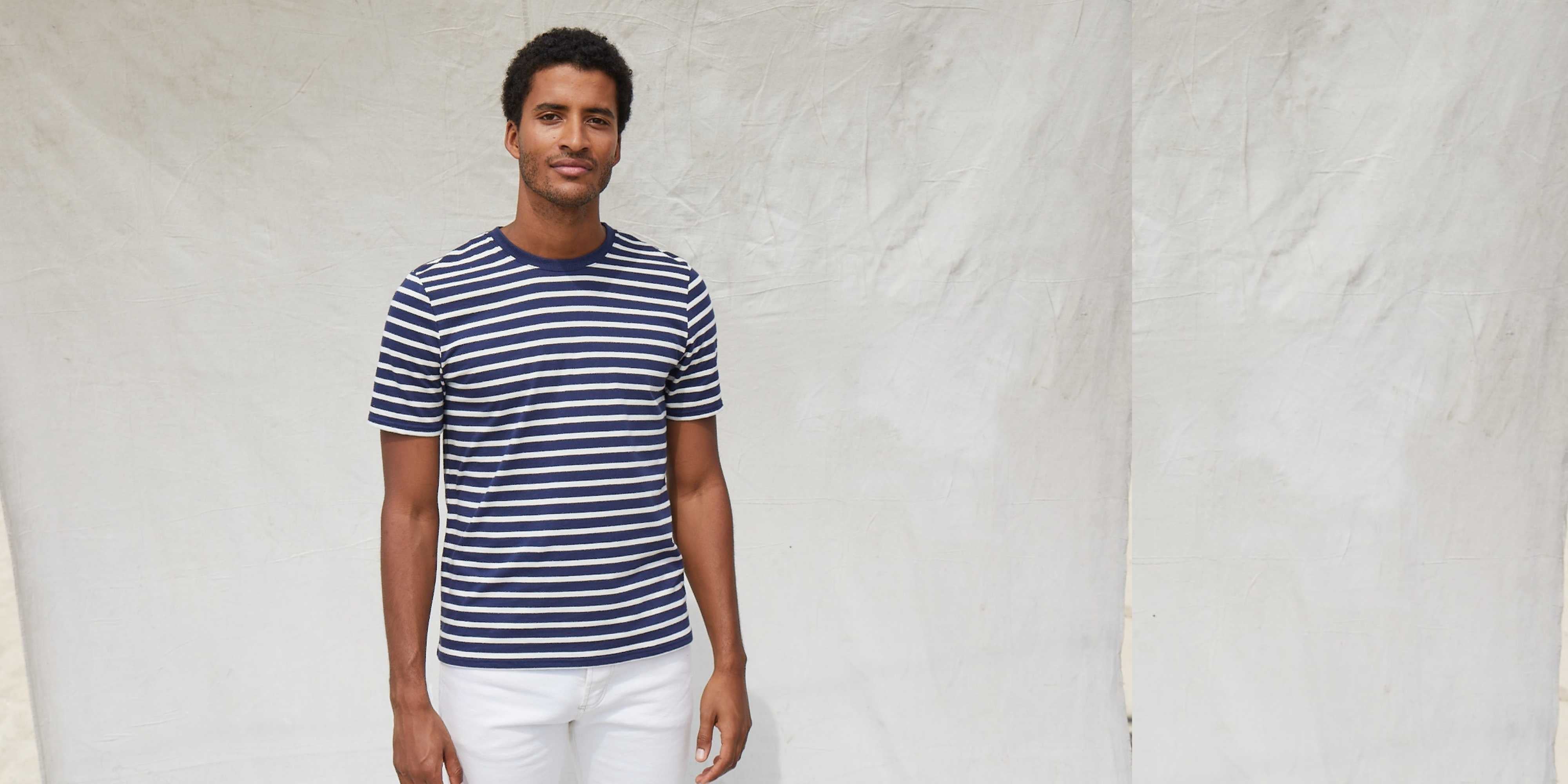 PLOUIDER Breton Shirt (NAVY / ECRU)