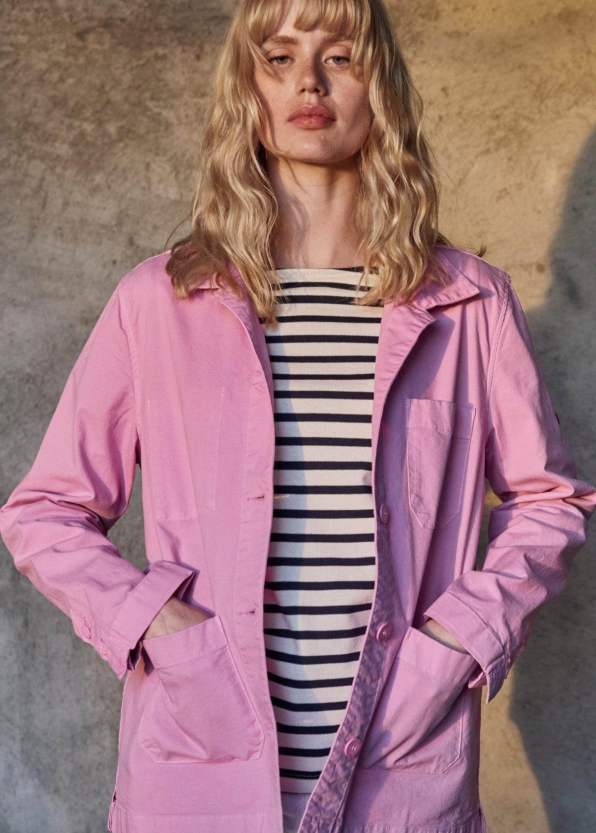 ALIZE French Chore Jacket (TEA ROSE PINK)