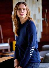 BREGANCON Breton Sweater (NAVY)