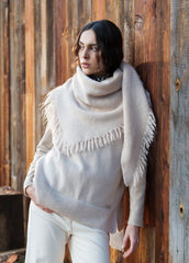 LA CLUSAZ Mohair Vest (BEIGE)