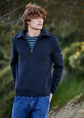 COTENTIN Trucker Sweater (DARK GRAY)