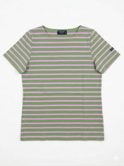 ETRILLE II Nautical Striped Tee (SAGE OLIVE / TEA ROSE PINK)