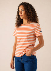 ETRILLE II Nautical Striped Tee (CLAY / WHITE)