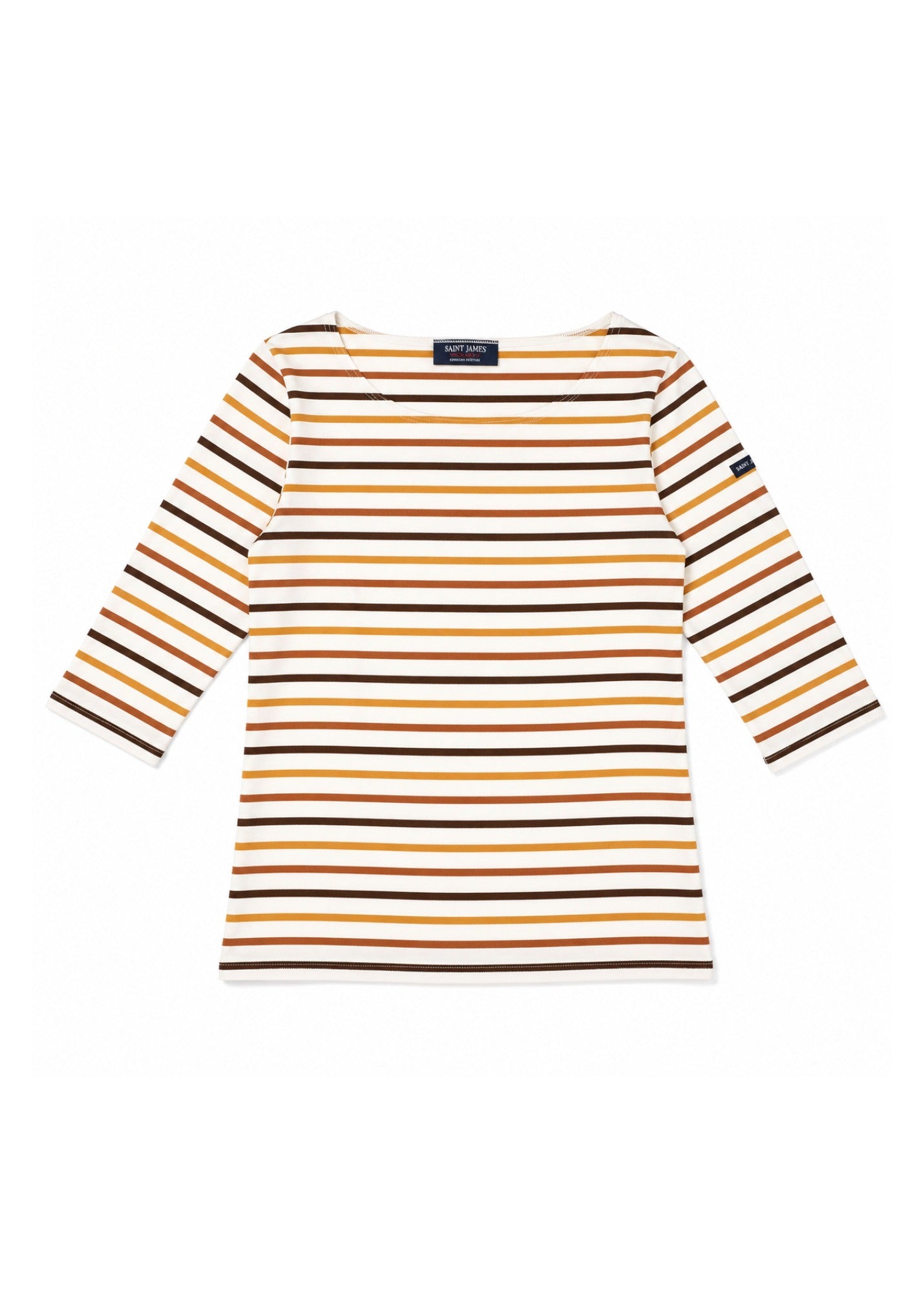 GARDE-COTE MULTICOLOR Striped Top (WHITE / CLAY)