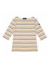 GARDE-COTE MULTICOLOR Striped Top (WHITE / CLAY)