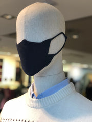 Cotton Knit Face Mask (BLACK)