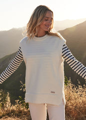 LA CLUSAZ Mohair Vest (WINTER WHITE)