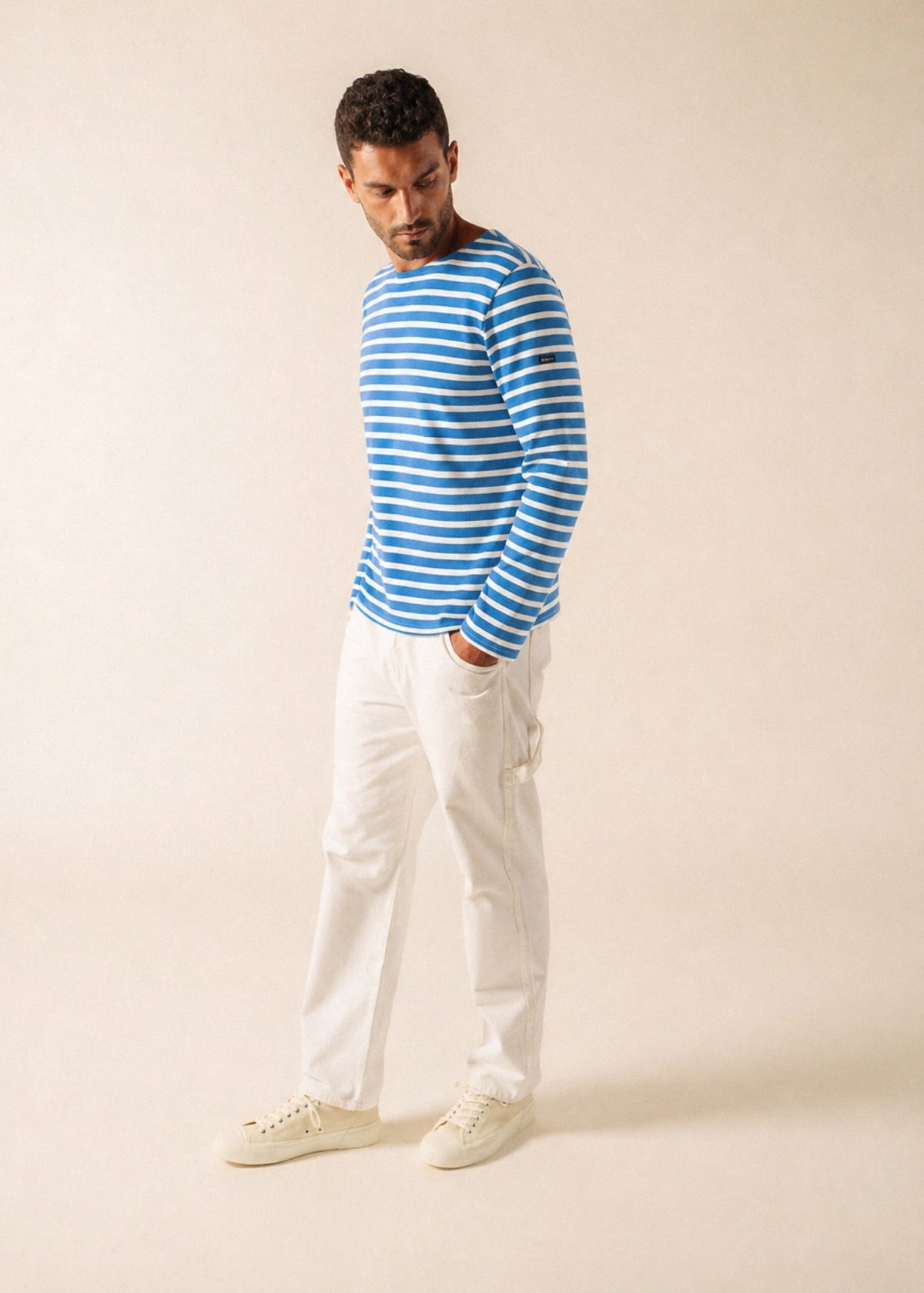 MERIDIEN MODERNE Breton Shirt (CAPRI BLUE / WHITE)