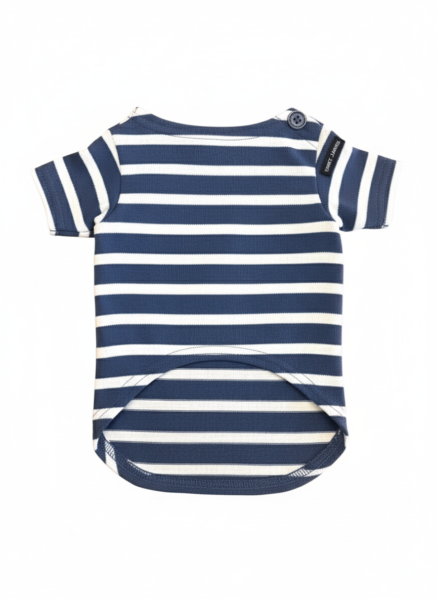 PARISIAN PUP Shirt (NAVY / ECRU)