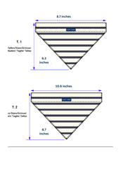PARISIAN PUP Bandana (ECRU / NAVY)