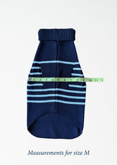 PARISIAN PUP Sweater (NAVY / IVORY)