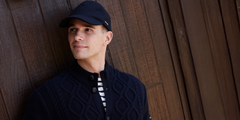 USTER Wool Cardigan (NAVY)