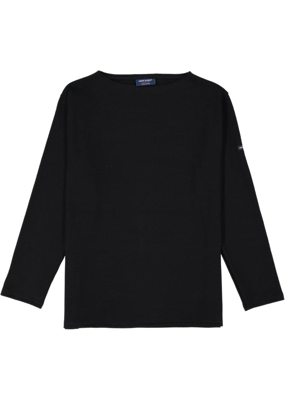 GUILDO Boatneck Breton Shirt (BLACK)